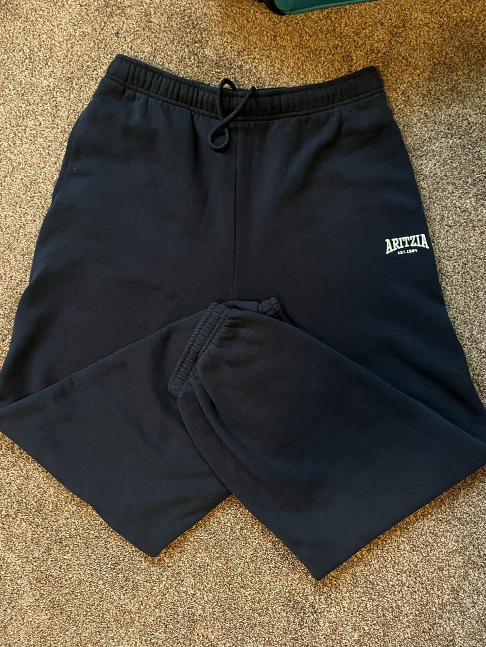 Aritzia Kids Black Sweatpants with Logo